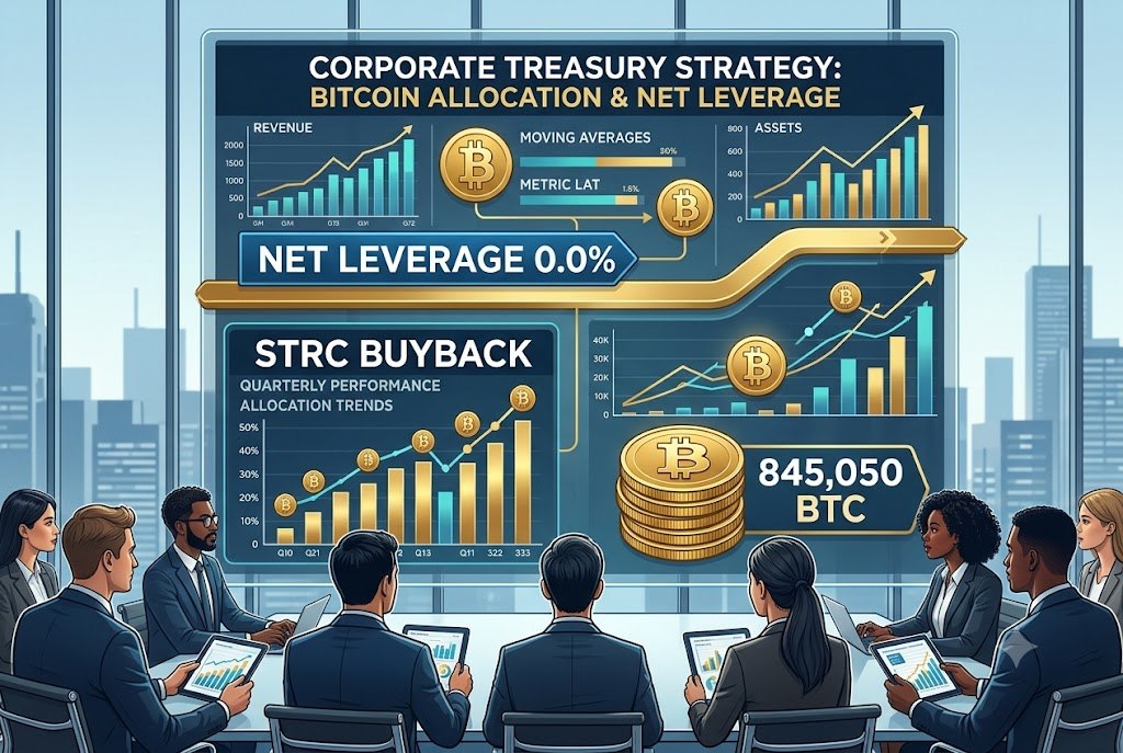 스트래티지, 1.5억 달러 규모 STRC 매입…순레버리지 0.0% 달성