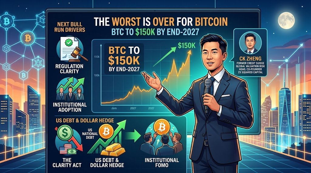 前瑞信高層：比特幣已度過最艱難階段，預計2027年達15萬美元