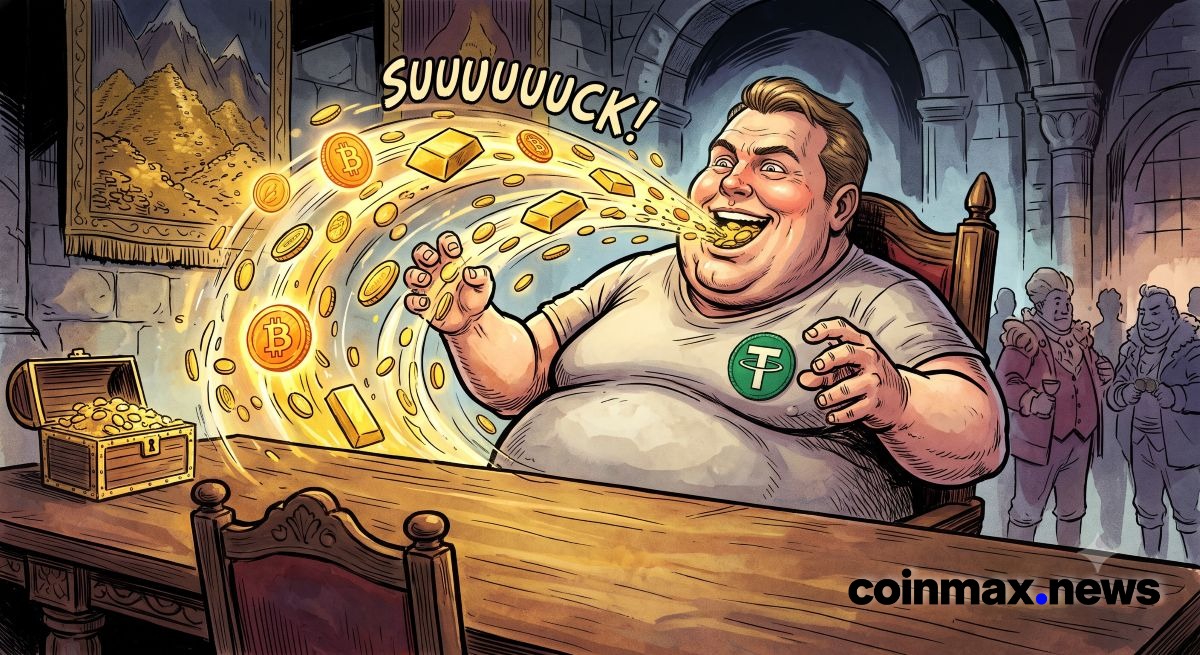 Tether CEO:「押注美元網路擴張……積極買進比特幣與黃金」