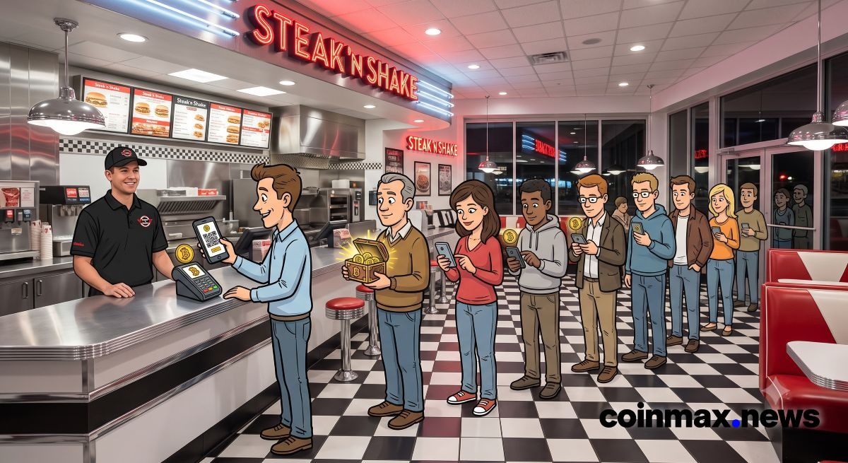 Steak ’n Shake Catat Pertumbuhan Penjualan Toko Sebanding Dua Digit Setelah Menerapkan Pembayaran BTC