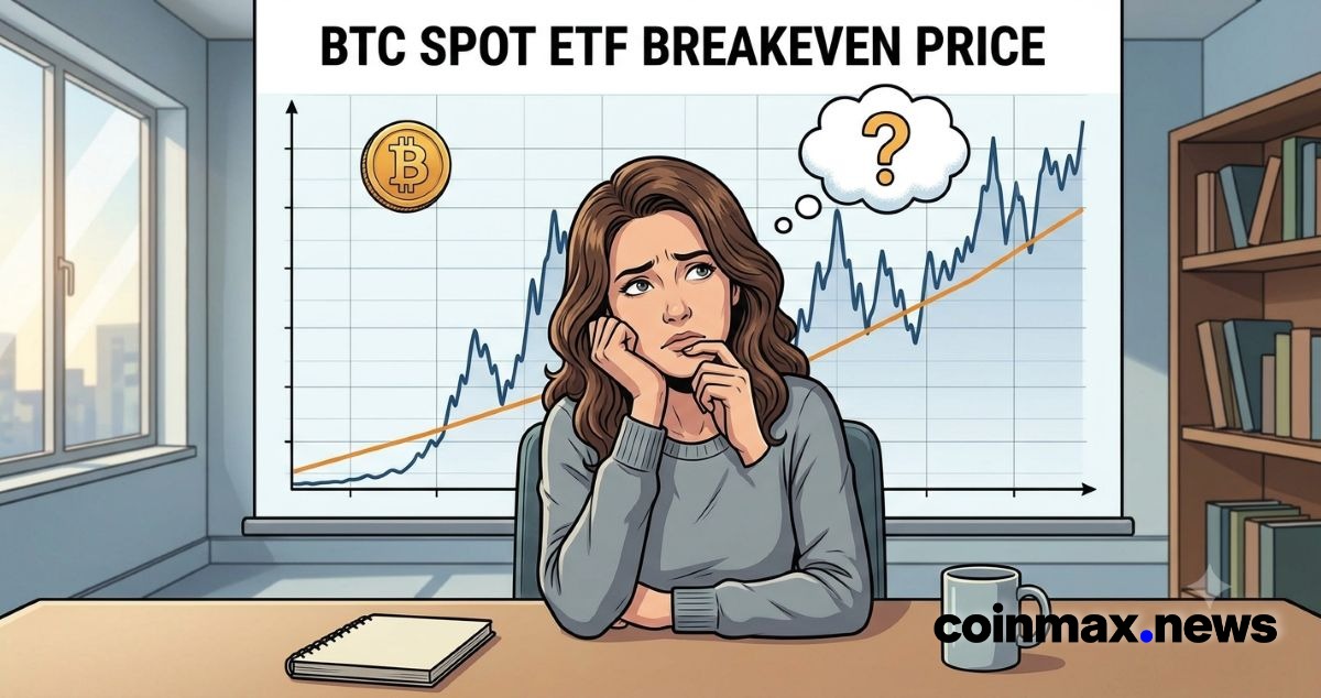 U.S. Spot Bitcoin ETFs Near Break-Even as Unrealized Losses Shrink from $18 Billion to $3.9 Billion