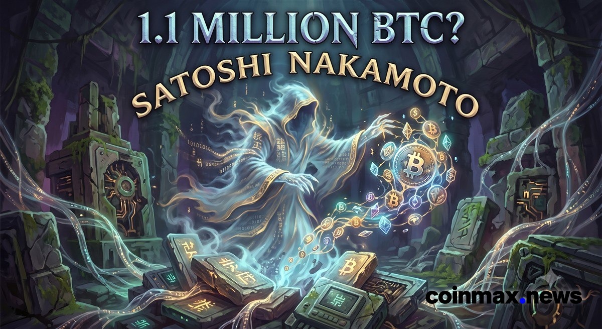 中本聰持有110萬枚比特幣的說法，只是缺乏直接證據的估算