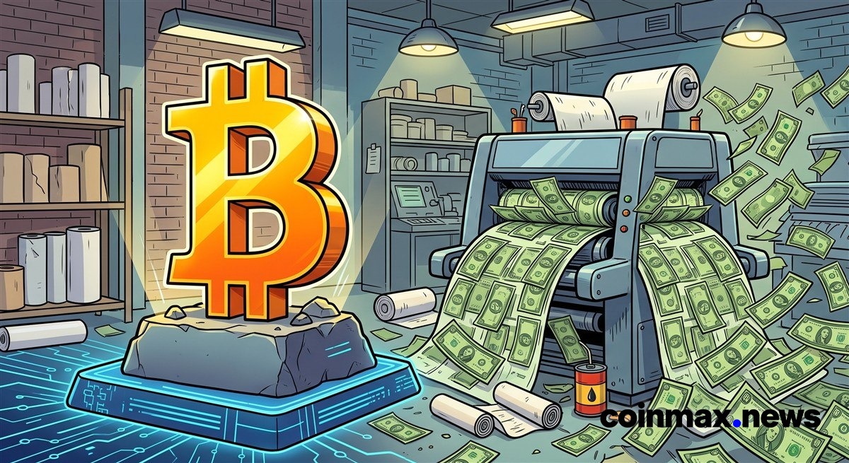 BTC通胀率降至1%以下……美国M2十年增长78%